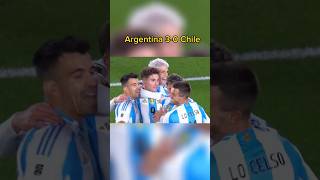 Argentina vs Chile all goals highlights argentina argentinafootball football goals [upl. by Rudolph]