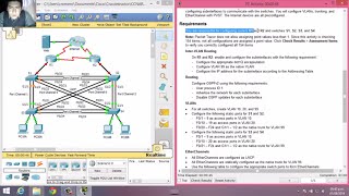 3312 Packet Tracer  Skills Integration Challenge [upl. by Getraer]