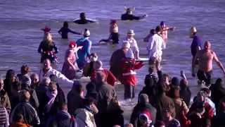 Folkestone Boxing Day Dip [upl. by Adelbert]