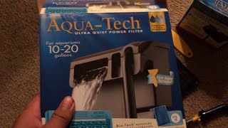 How to install aquatic filter 10  20 gal Review [upl. by Lenni]