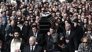 Funeral of singer Demis Roussos held in Athens [upl. by Giuditta]