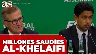 NASSER ALKHELAIFI y su particular DISCURSO sobre las inversiones de la LIGA SAUDÍ [upl. by Auhel]