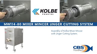 Kolbe  Mixer Mincer Unger Cutting System [upl. by Ettenal]