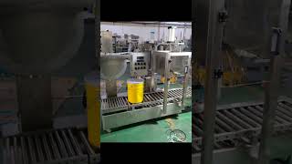 20L Plastic Drum Jerry Can Corrosive Liquid Filling Machine Capping Machine Line [upl. by Jorry745]