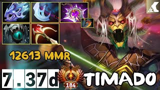 Venomous Volley Medusa  12613 MMR  Timado  737d  Immortal Dota [upl. by Dorej]