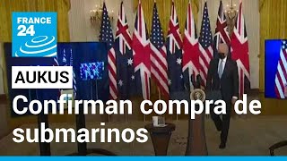 EE UU y Australia confirmaron la compra de submarinos nucleares en el marco de Aukus [upl. by Eitteb]