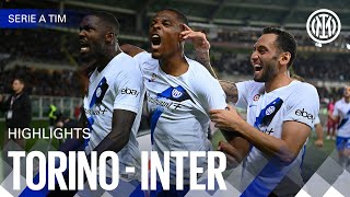 TORINO 03 INTER  HIGHLIGHTS  SERIE A 2324 ⚫🔵🇬🇧 [upl. by Einnel]