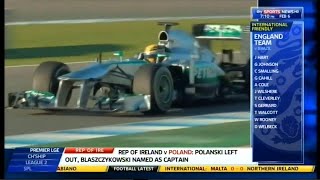 2013 F1 Pre Season testing  Jerez Test Day 2 Sky Sports News Reports [upl. by Earb521]