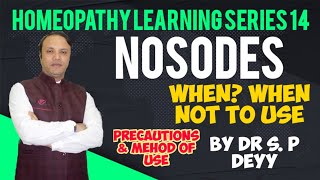 NOSODES  When and how to use  When not to use [upl. by Kcirtapnaes586]