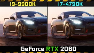 Project Cars 2 i99900K vs i74790K GeForce RTX 2060 Maxed Graphics Gaming Comparison Test [upl. by Nagey]