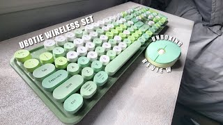 UBOTIE Keyboard and Mouse Wireless Set Unboxing  Review [upl. by Asilahs]