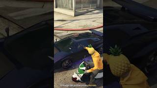 Delivery atraca a un Lamborghini sale mal igthemalvinx Shorts GTA [upl. by Garihc]