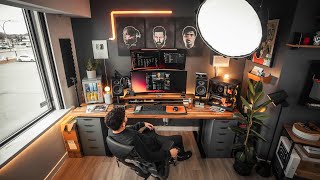 DREAM Home Office Desk Setup Tour  Work From Home Space [upl. by Niaz]