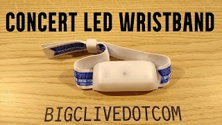 IR controlled concert LED wristband [upl. by Nomsed651]