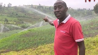 On The Farm Kapchorwa farmer overcomes unpredictable weather with irrigation farming [upl. by Natascha]