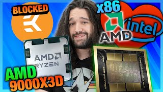 HW News  AMD 9800X3D GN Updates x86 Intel amp AMD Partnership EK Bank Accounts Blocked [upl. by Gypsie]