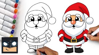 How To Draw Santa Claus [upl. by Attelra]