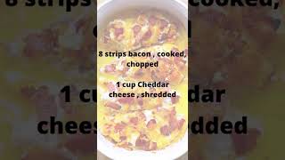 KETO LOW CARB RECIPES Bacon Cream Cheese Cheddar Chicken SHORTS [upl. by Euqnomod486]