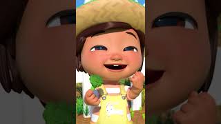 JJ and Nina LOVE Vegetables shorts cocomelon nurseryrhymes kidssongs kidscartoons [upl. by Eniamraj]