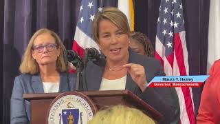 MCTV Boston GOVERNOR MAURA HEALEY DECLARES STATE OF EMERGENCY [upl. by Dobb]