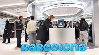 BARCELONA Street  Walking Tour Paseo de Gracia  February 2024 SPAIN 4K 60ftps [upl. by Oirasec]