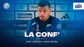 Olympique LyonnaisRacing J34 Ligue 1 Uber Eats 2324  la conf davantmatch  REPLAY [upl. by Cottrell]