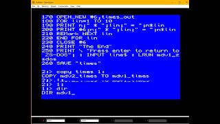 Sinclair QL  DOS Experiment [upl. by Wendell249]