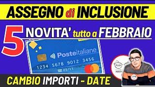 ASSEGNO DI INCLUSIONE FEBBRAIO 2024 ⚠️ 5 NOVITà DOPPIA RICARICA PAGAMENTI ESITI INPS ISEE IMPORTI [upl. by Mylander89]