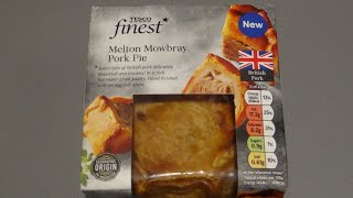 New Tesco Finest Melton Mowbray Pork Pie Review [upl. by Letnohc65]