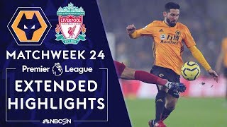 Wolves v Liverpool  PREMIER LEAGUE HIGHLIGHTS  1232020  NBC Sports [upl. by Suilenroc758]