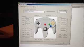 How to set up a Retrolink Nintendo 64 Controller with Project 64 [upl. by Esylla24]