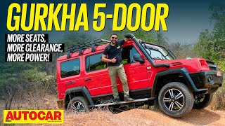 2024 Force Gurkha 5 Door review – Hardcore offroader is bigger and better  autocarindia1 [upl. by Boycey]