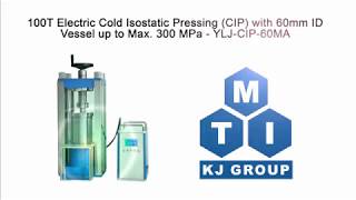 100T Electric Cold Isostatic Pressing CIP with 60mm ID Vessel up to Max 300 MPa  YLJCIP60MA [upl. by Enovaj]