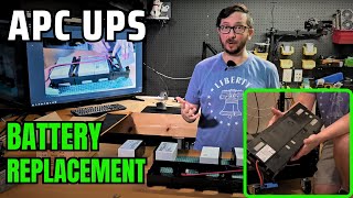 How to Replace APC UPS Batteries RBC [upl. by Ahseekat]