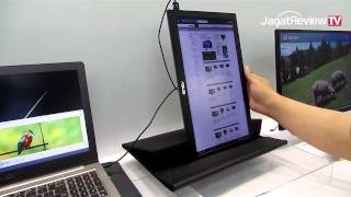 Auto Rotate Demo ASUS USB Powered LCD Monitor [upl. by Sile]