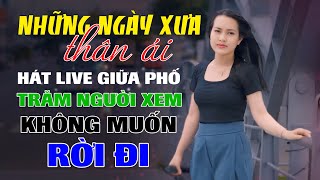 Thiếu Nữ Khmer Đứng Hát Bolero NHẠC VÀNG Giữa Phố Trăm Người Ghé Lại Xem Không Muốn Rời Đi [upl. by Tallia]