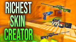 Most Successful CS2 Skin Creator 17 Skins Added [upl. by Ahtabbat]