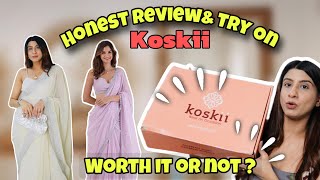 KOSKII HONEST REVIEW  How did I get buy 2 get 1 free  Koskii Saree and Suit Review [upl. by Griz765]