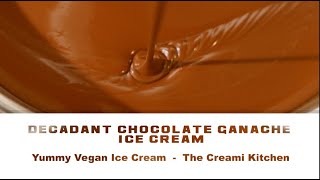 Vegan Decadent Chocolate Ganache Ice Cream in Ninja Creami [upl. by Leahcimnhoj]