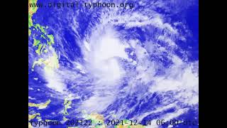 Super Typhoon Odette Rai December 16 2021 [upl. by Reinhart166]