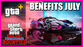 All GTA Members Benefits For July Bottom Dollar Bounties DLC  GTA 5 Online [upl. by Vergil]