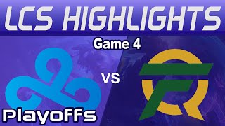 C9 vs FLY Highlights Game 4  LCS Playoffs 2024  Cloud9 vs FlyQuest by Onivia [upl. by Enovaj]