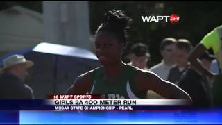 MHSAA Track and Field Championships Tylertown Alexis Luckett [upl. by Engeddi145]