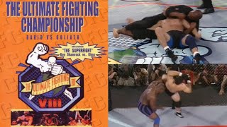 UFC 8 David Vs Goliath 1996  Review  Brutal Desventaja [upl. by Aikram366]