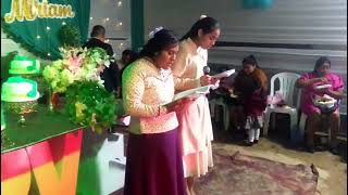 Hermanas jóvenes cantando himnos para Dios 🕊️ noche de bodas ❤️ G y M ❤️ [upl. by Meave]