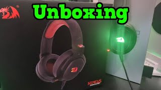 Headset GAMER REDRAGON NIREUS H399  UNBOXING [upl. by Ermeena]