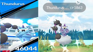 Finally I Got✨️Shiny Thundurus Raid in pokemongo [upl. by Kent]