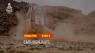 DAKAR2021  Stage 5  Riyadh  Al Qaisumah  Car Highlights [upl. by Mauceri]