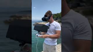 Fifish VEVO underwater drone diving with VR goggles adventures in the crystal Adriatic sea [upl. by Joell]