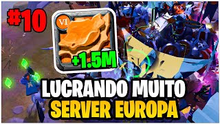 DIA DO MEGA LUCRO NO EUROPA COMEÇANDO DO ZERO NO EUROPA 10  Albion Online [upl. by Marnia]